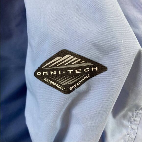 Columbia Womens Blue Omni Tech Interchange Waterproof Windbreaker Jacket Size M - Picture 6 of 13